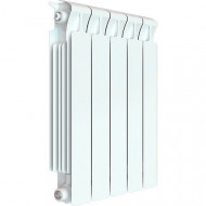 Радиатор биметаллический монолитный Rifar Monolit 500 5 секций, боковое подключение