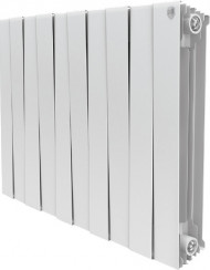 Радиатор биметаллический секционный Royal Thermo PianoForte Bianco Traffico 500 10 секций, боковое подключение Радиатор биметаллический секционный Royal Thermo PianoForte Bianco Traffico 500 10 секций, боковое подключение