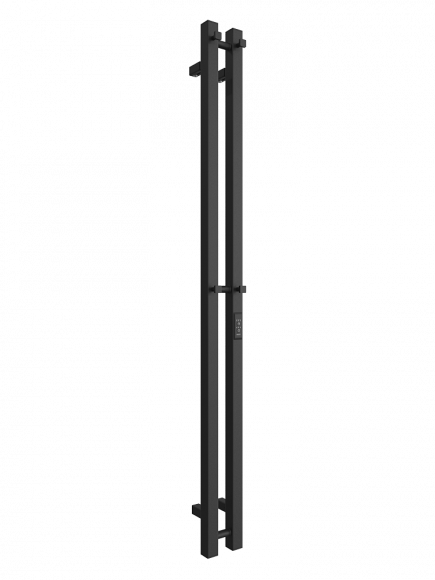 Полотенцесушитель ДВИН X-2 plaza neo 120/8 Электрический (1/1) Черный матовый без полки Полотенцесушитель ДВИН X-2 plaza neo 120/8 Электрический (1/1) Черный матовый без полки
