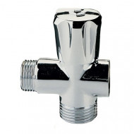 Кран шаровой угловой для стиральных машин трехходовой Itap 1/2"х3/4" НН