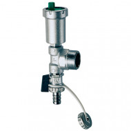 Узел с воздухоотводчиком и сливным краном НР 1" Far