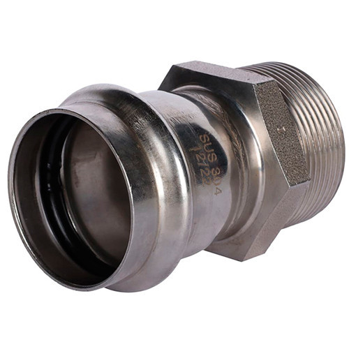 Пресс-переходник Rommer ф42х1 1/2" ВПр-Нр нержавеющая сталь Пресс-переходник Rommer ф42х1 1/2" ВПр-Нр нержавеющая сталь