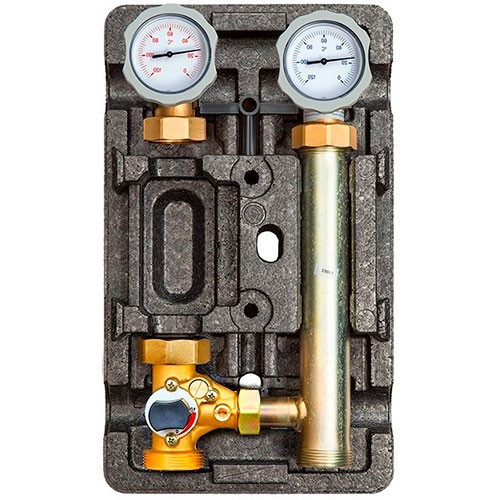 Насосная группа левая 1 1/4" с трехходовым смесителем Meibes