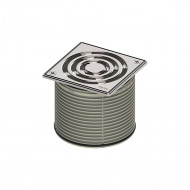 TECE Декоративная решетка 100 мм в стальной рамке с фиксаторами с монтажным элементом 3660009