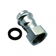 Пресс-соединитель НГ ф28х1" Ver-Pro нержавеющая сталь