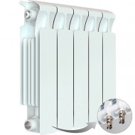 Радиатор биметаллический монолитный Rifar Monolit Ventil 350 5 секций, нижнее левое подключение Радиатор биметаллический монолитный Rifar Monolit Ventil 350 5 секций, нижнее левое подключение