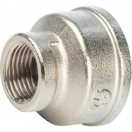 Муфта переходная никелированная Stout 1 1/4"х1" ВР-ВР