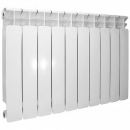 Радиатор биметаллический секционный Rifar Base 500 10 секций, боковое подключение Радиатор биметаллический секционный Rifar Base 500 10 секций, боковое подключение
