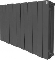 Радиатор биметаллический секционный Royal Thermo PianoForte Noir Sable 500 12 секций, боковое подключение Радиатор биметаллический секционный Royal Thermo PianoForte Noir Sable 500 12 секций, боковое подключение