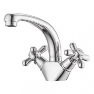 Смеситель двухвентильный для умывальника GZ 13012 Ganzer