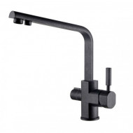 Смеситель для кухни Decor 40144-2 Kaiser Black Sandbeige