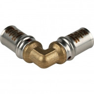 Угольник 90° 16х16 для металлопластиковых труб, прессовой STOUT Угольник 90° 16х16 для металлопластиковых труб, прессовой STOUT