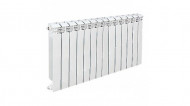 Радиатор биметаллический секционный Rifar Base 500 14 секций, боковое подключение Радиатор биметаллический секционный Rifar Base 500 14 секций, боковое подключение