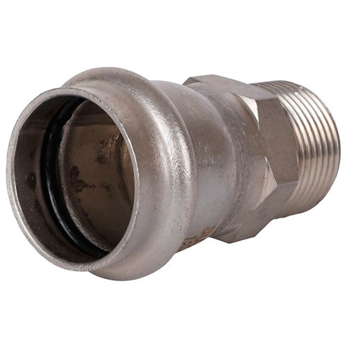 Пресс-переходник Rommer ф22х1/2" ВПр-Нр нержавеющая сталь