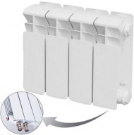 Радиатор биметаллический секционный Rifar Base Ventil 200 4 секции, нижнее правое подключение Радиатор биметаллический секционный Rifar Base Ventil 200 4 секции, нижнее правое подключение