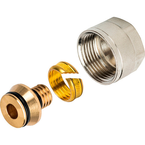 Резьбозажимное соединение для труб PE-Xc/AL/PE-Xc 16х2.6х1/2" Stout