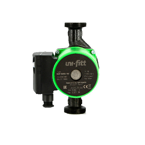 Циркуляционный насос энергоэффективный Uni-Fitt ECP 25/60-180 мм