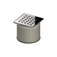 TECE Декоративная решетка quadratum 100 мм с монтажным элементом 3660007