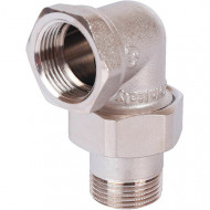 Американка угловое никелированное Stout 1 1/4" ВР-НР уплотнение конус Американка угловое никелированное Stout 1 1/4" ВР-НР уплотнение конус