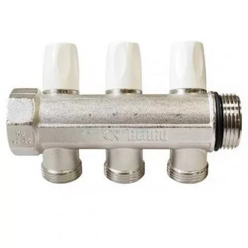 Коллектор на 3 контура G1"хG3/4" Rehau