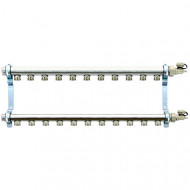 Коллектор для систем радиаторного отопления HLV на 11 контура Rehau