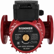 Насос циркуляционный FORCE фланцевый трехскоростной 50-120F 380V ROMMER Насос циркуляционный FORCE фланцевый трехскоростной 50-120F 380V ROMMER