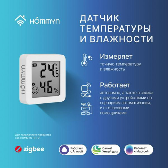 Датчик температуры и влажности HOMMYN THS30ZB