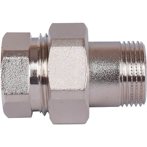 Американка никелированная Stout 3/4" ВР-НР уплотнение конус