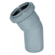 Отвод канализационный ф50 45° Политэк