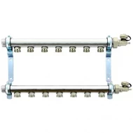 Коллектор для систем радиаторного отопления HLV на 7 контура Rehau