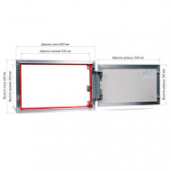 Люк настенный ETP 60-40 Практика Люк настенный ETP 60-40 Практика