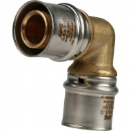 Угольник 90° 26х26 для металлопластиковых труб, прессовой STOUT Угольник 90° 26х26 для металлопластиковых труб, прессовой STOUT