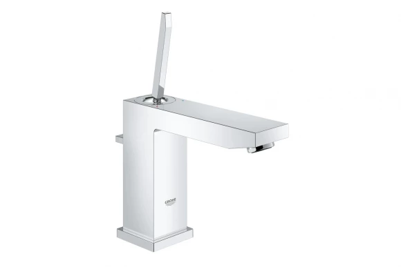 Смеситель для раковины GROHE Eurocube Joy с донным клапаном, M-size, хром 23657000