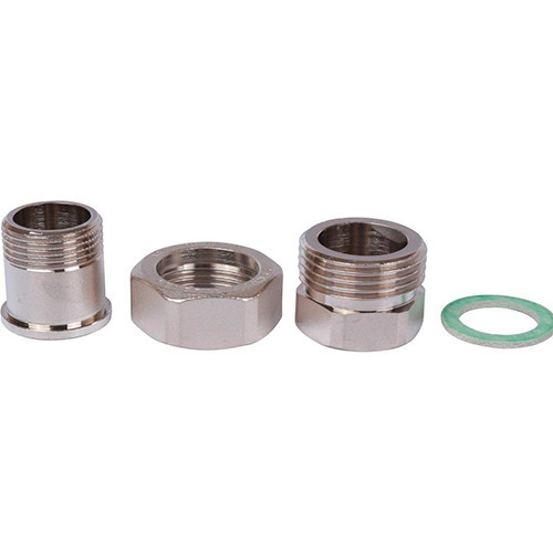 Американка никелированная Stout 3/4" ВР-НР плоское уплотнение