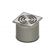 TECE Декоративная решетка 100 мм в стальной рамке с монтажным элементом 3660002