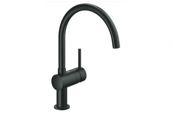 Смеситель для кухни GROHE Minta, черный бархат 32917KS0