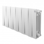 Радиатор биметаллический секционный Royal Thermo PianoForte Bianco Traffico 300 12 секций, боковое подключение Радиатор биметаллический секционный Royal Thermo PianoForte Bianco Traffico 300 12 секций, боковое подключение