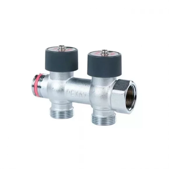 Распределительный коллектор 2 отвода G 3/4" Rehau