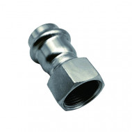 Пресс-соединитель ВР ф18х1/2" Ver-Pro нержавеющая сталь