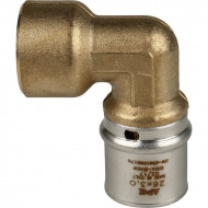 Угольник-переходник с внутренней резьбой 26х3/4" для металлопластиковых труб, прессовой STOUT Угольник-переходник с внутренней резьбой 26х3/4" для металлопластиковых труб, прессовой STOUT