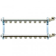 Коллектор для систем радиаторного отопления HLV на 9 контура Rehau