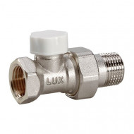 Клапан ручной регулировки прямой 1/2" Luxor для радиаторов