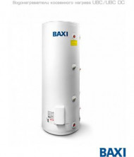  Водонагреватель косвенного нагрева, Baxi, UBC 100, накопительный, напольный, объём, л-100, эмалированная сталь, цвет-белый