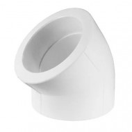 Угол полипропиленовый PPR ф75х45° Valfex