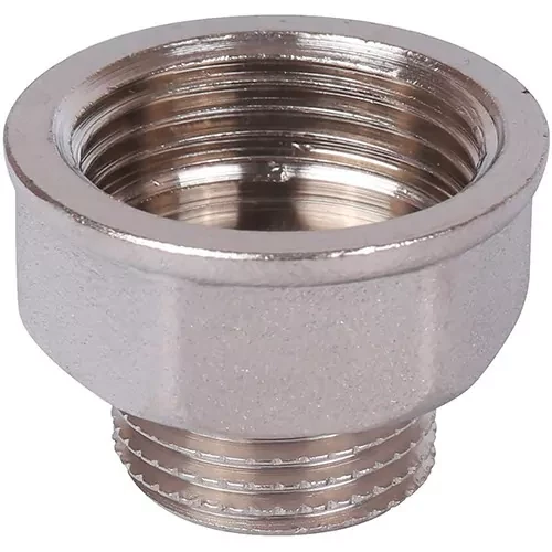 Переходник никелированный Stout 3/4"х3/4" под ключ ВР-НР