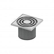 TECE Декоративная решетка 150 мм в пластиковой рамке с монтажным элементом 3660003