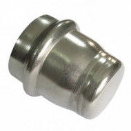 Заглушка Valtec Inox из нержавеющей стали 22 мм