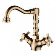 Смеситель двухвентильный для умывальника GZ 15013D Ganzer