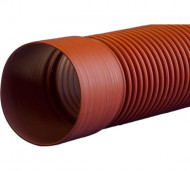 Труба гофрированная «ПОЛИТЭК» SN8 Ø175/150 мм с раструбом