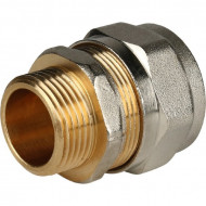 Муфта  с наружной резьбой 32х1 для металлопластиковых труб,  STOUT